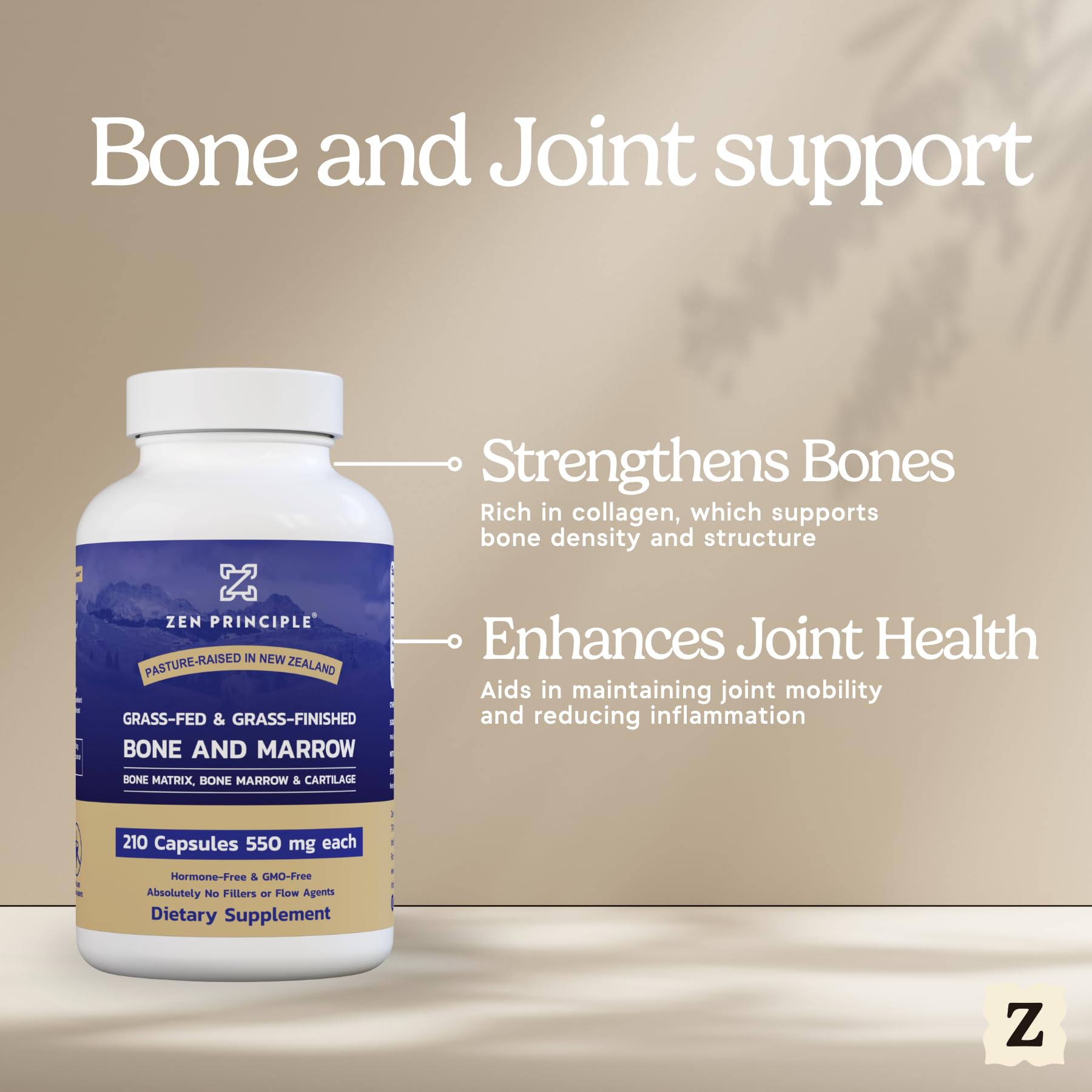 Zen Principle two-pack bottle set highlights convenient ongoing wellness routine.