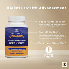 Zen Principle label details grass-fed New Zealand origins and DAO enzyme benefits.