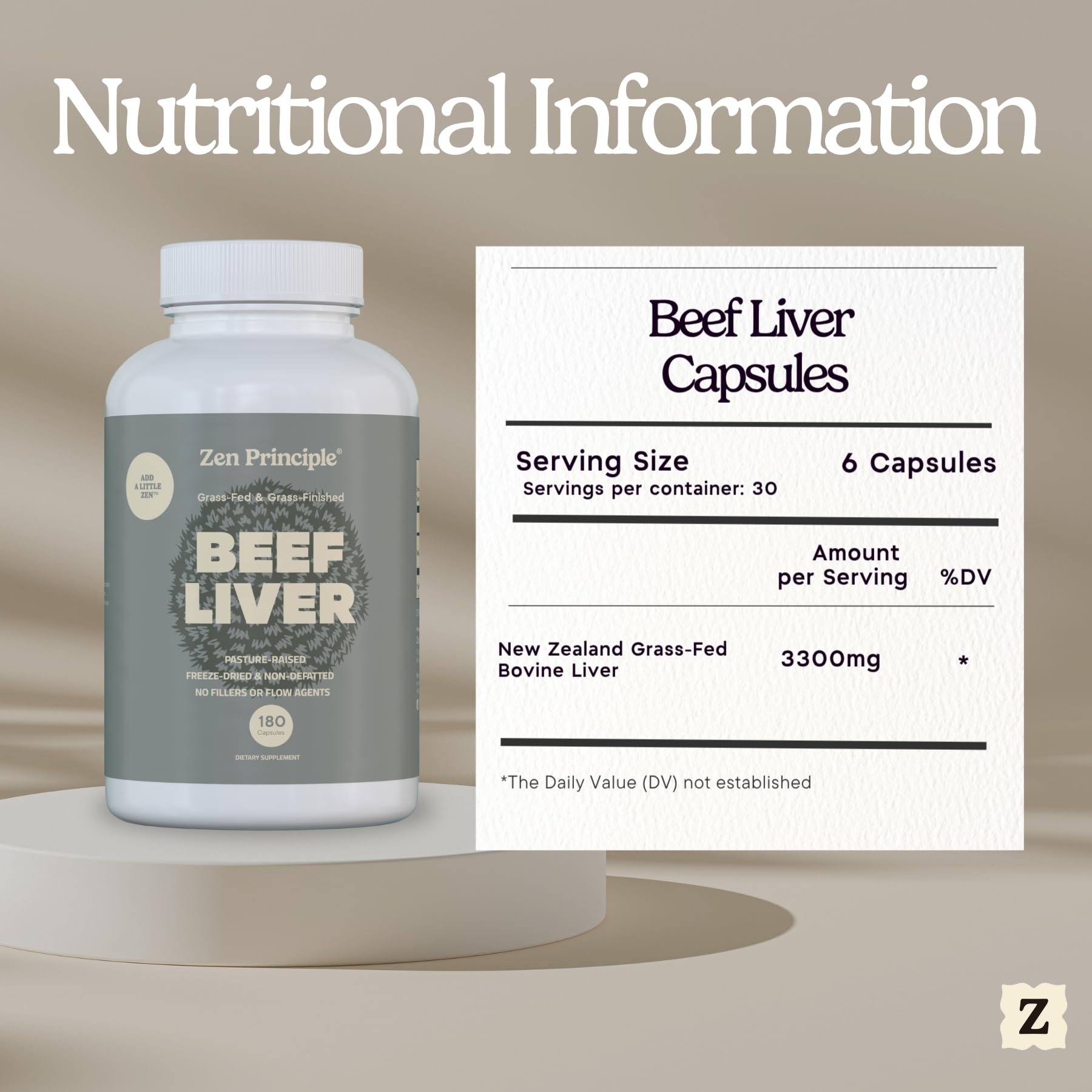 Zen Principle hormone harmony for women with liver capsules