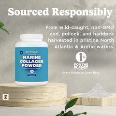 Zen Principle unflavored collagen dissolves easily in hot or cold liquids