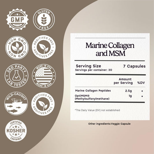 Zen Principle OptiMSM powder with collagen for easier daily dosing.