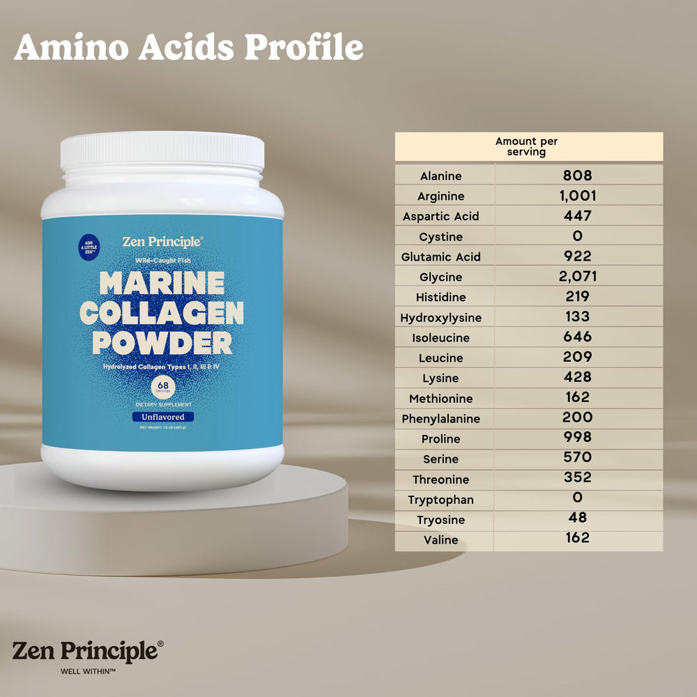 Zen Principle powder dissolves smoothly in liquids for versatile use