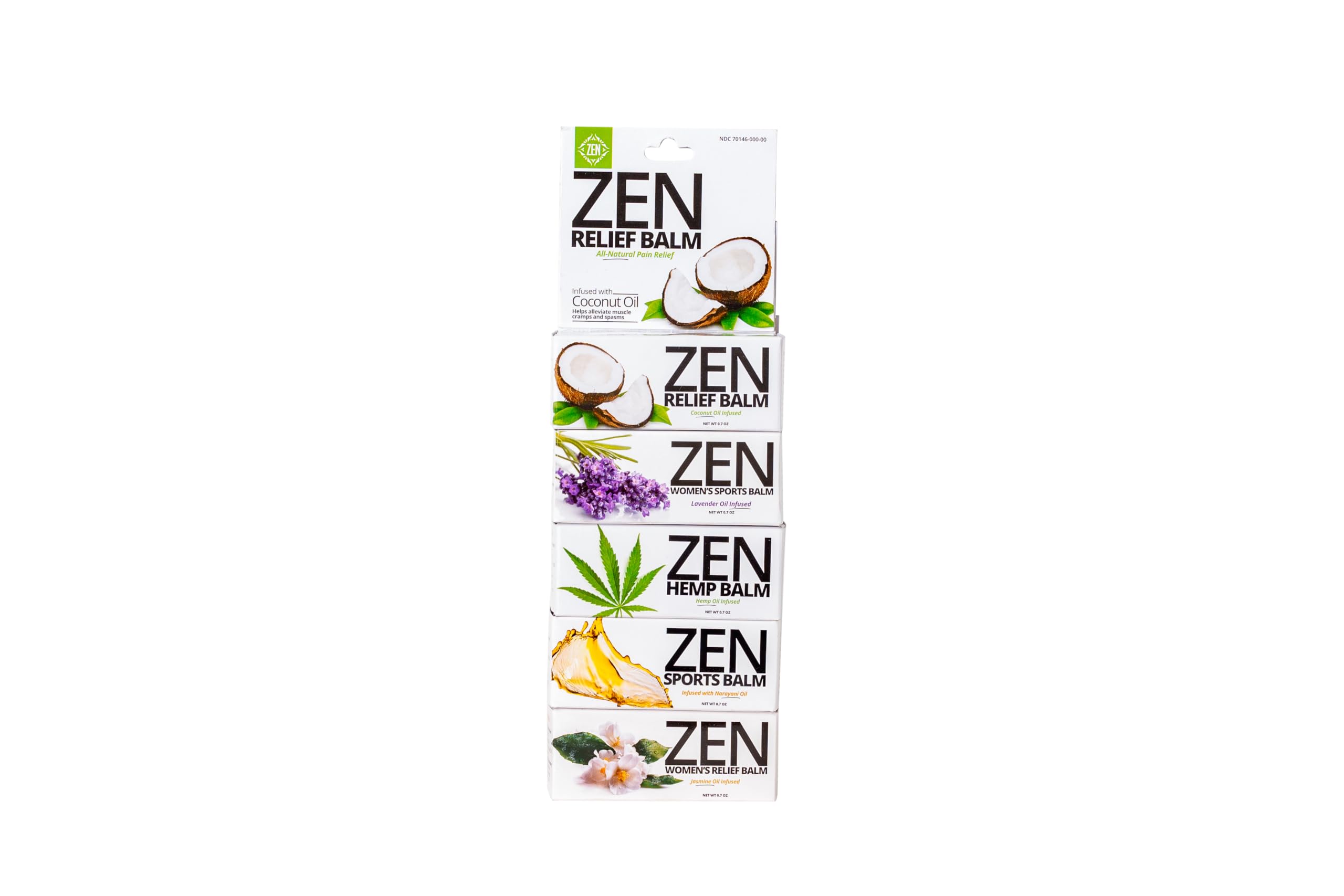 ZEN Relief balm for targeted cooling after workouts