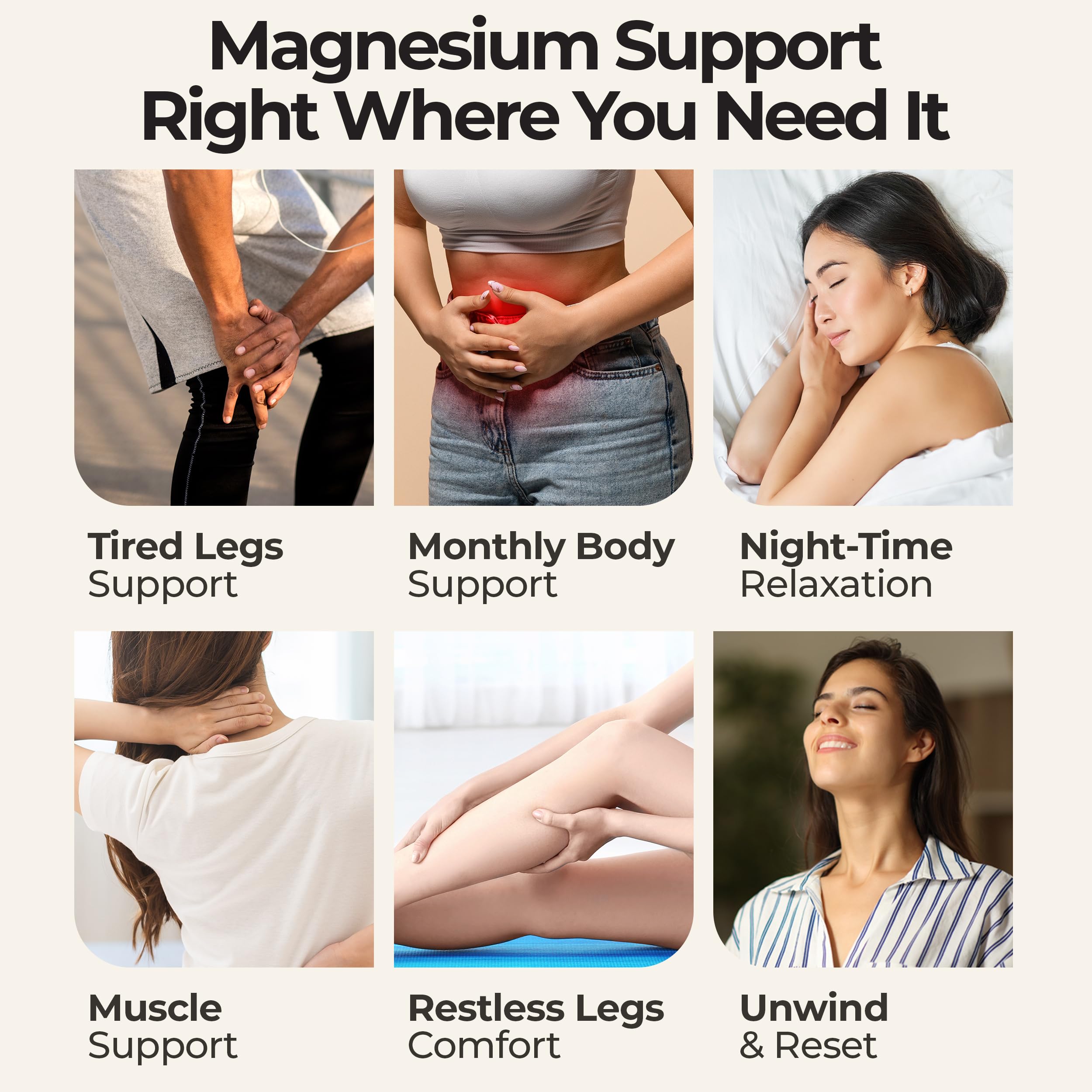 Zen Routine magnesium oil spray applied to tired feet for comfort