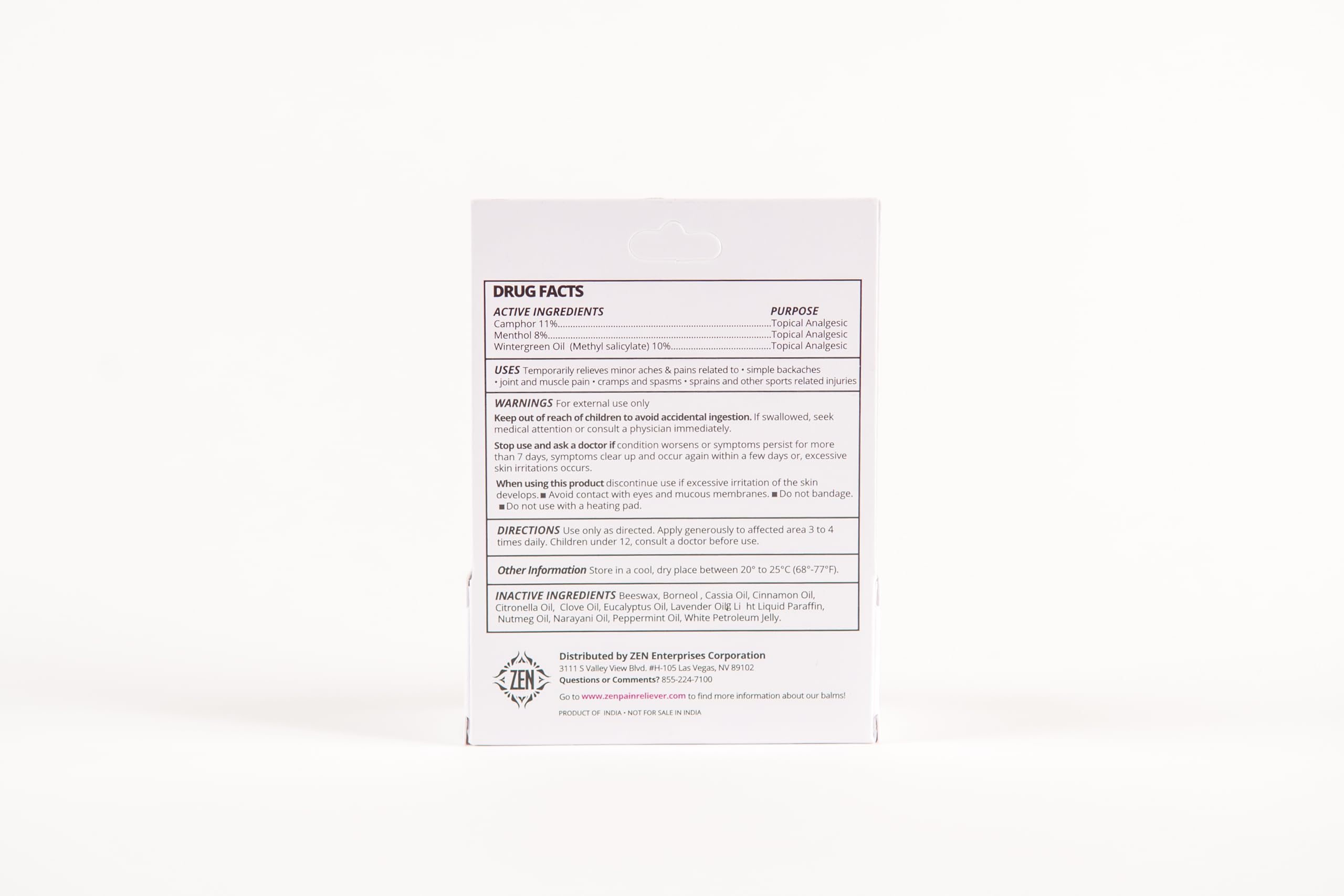 ZEN Women Sports Balm applied on skin after workouts for refreshed comfort.