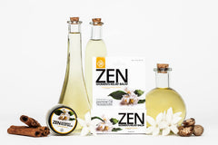 ZEN Women's Relief Balm apply-on-skin demonstrates lightweight, non-greasy absorption.