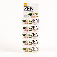 ZEN Women's Relief Balm jar close-up highlights soothing texture for quick relief.