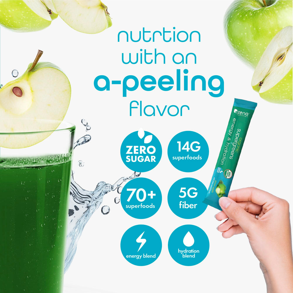 Zena Nutrition greens smoothie bowl for nourishing daily wellness.