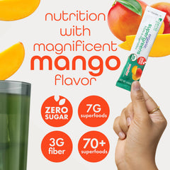 Zena Nutrition Mango flavor powder delivers crisp, refreshing taste in every serving