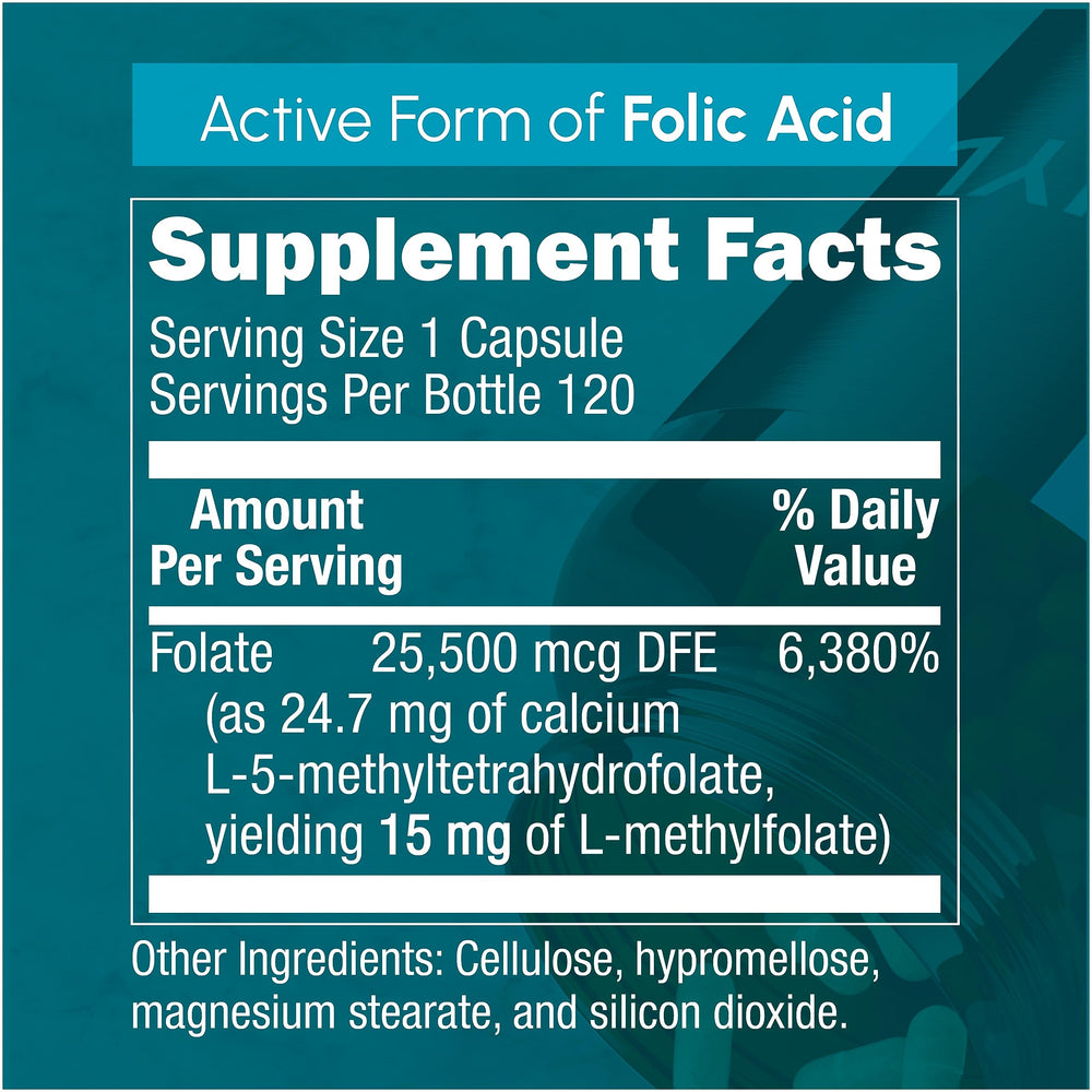 Zenavea L-Methylfolate tablets with clear labels for easy dosing