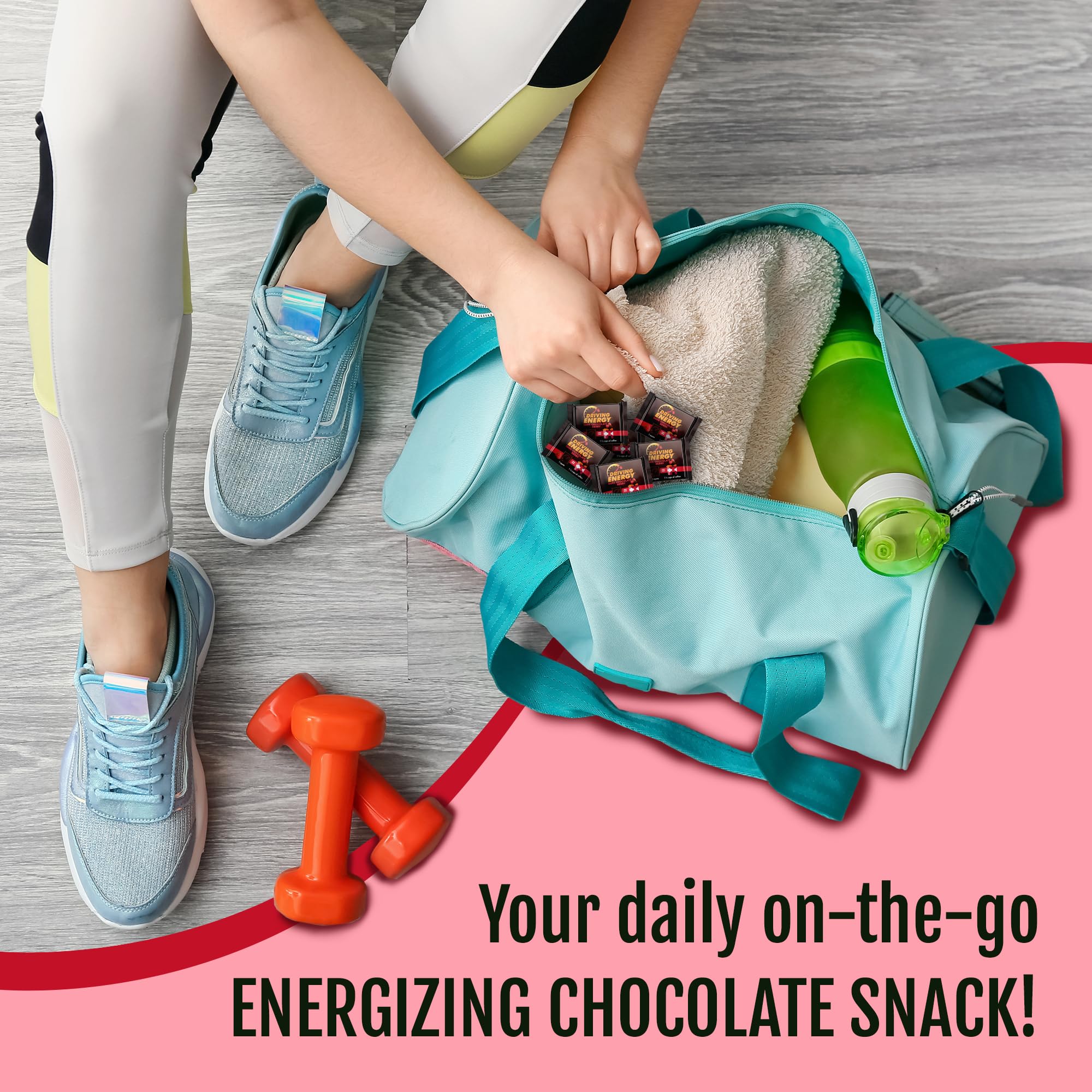 ZenEvo gym-ready bite-sized snack for on-the-go energy.