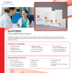 ZeniFiber non-woven pad supports comfortable dressing changes with reliable fluid management