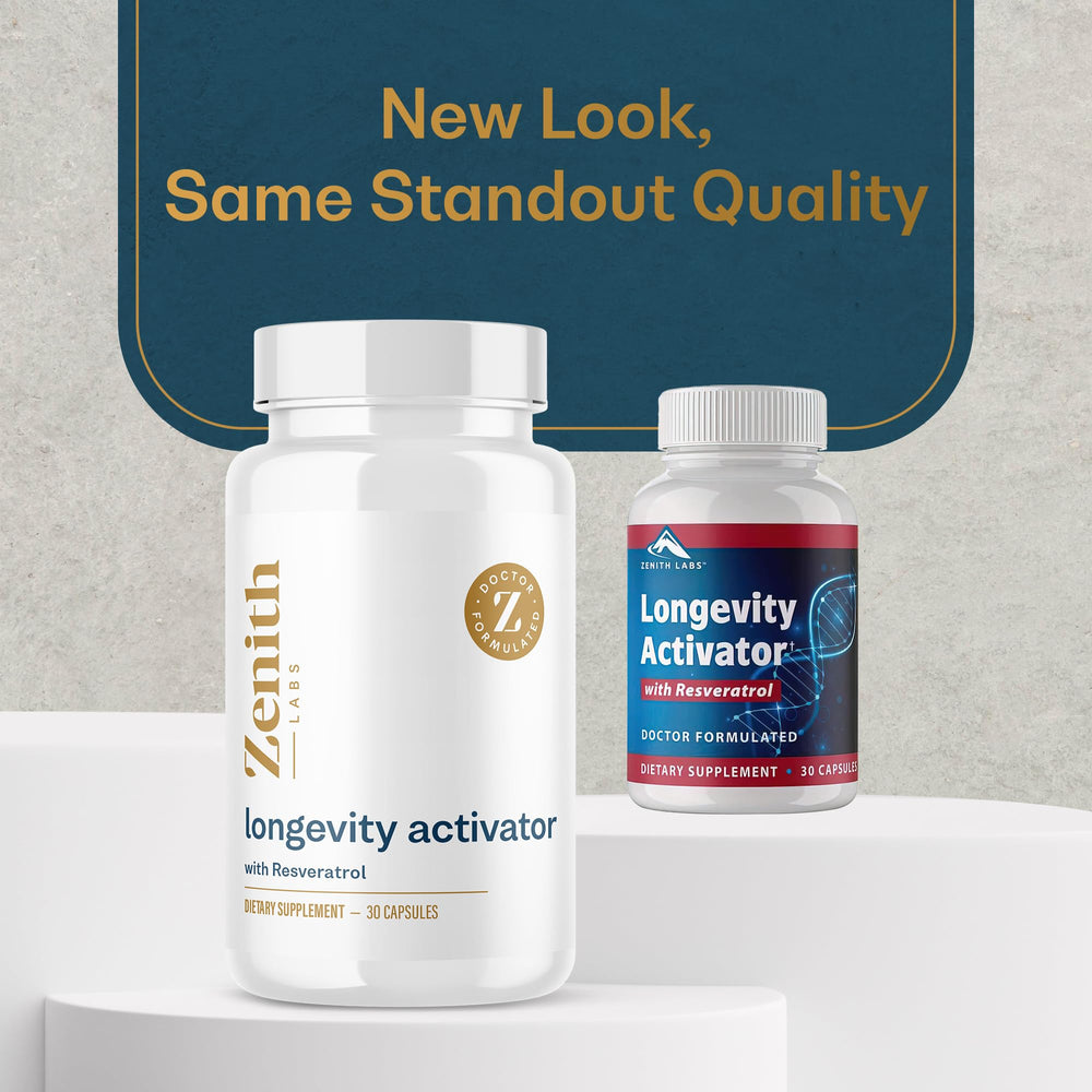 Zenith Labs Longevity Activator immune function visual illustrating daily support.