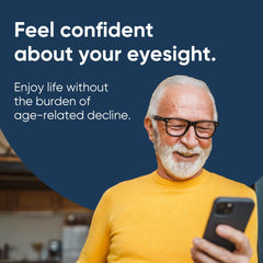 Vision 20 daily-use routine setup with glass of water