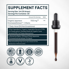 Pour from 60ml Zenmen tincture bottle showing potent 1:3 ratio.
