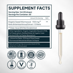 Zenmen wormwood tincture dropper dispense for convenient dosing