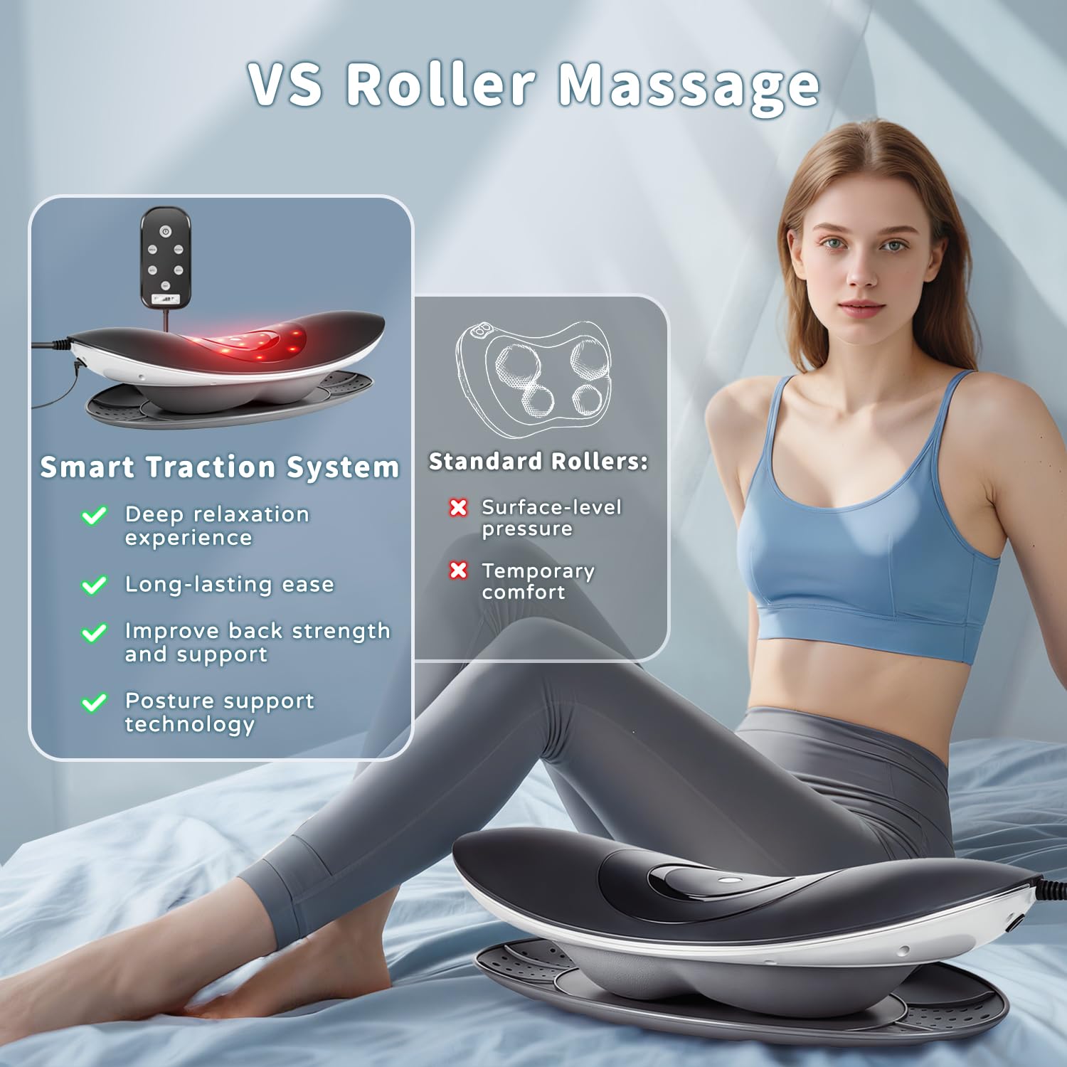 Zenopax auto traction and static hold modes for personalized comfort.