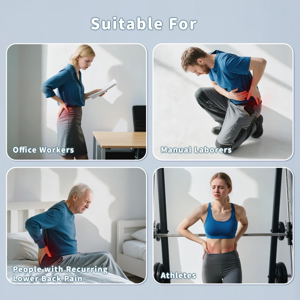 Zenopax heat penetration and vibration aid circulation and relaxation.