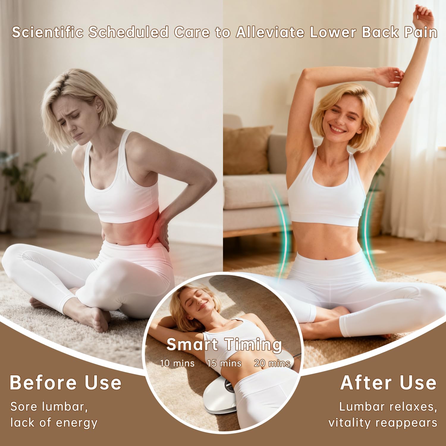 Zenopax home-use setup ready for daily lumbar care.