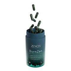 Zenos Health BurnZen workout-ready scene illustrating energy support