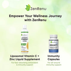 Zenrenu glass with citrus liquid showing vibrant color.