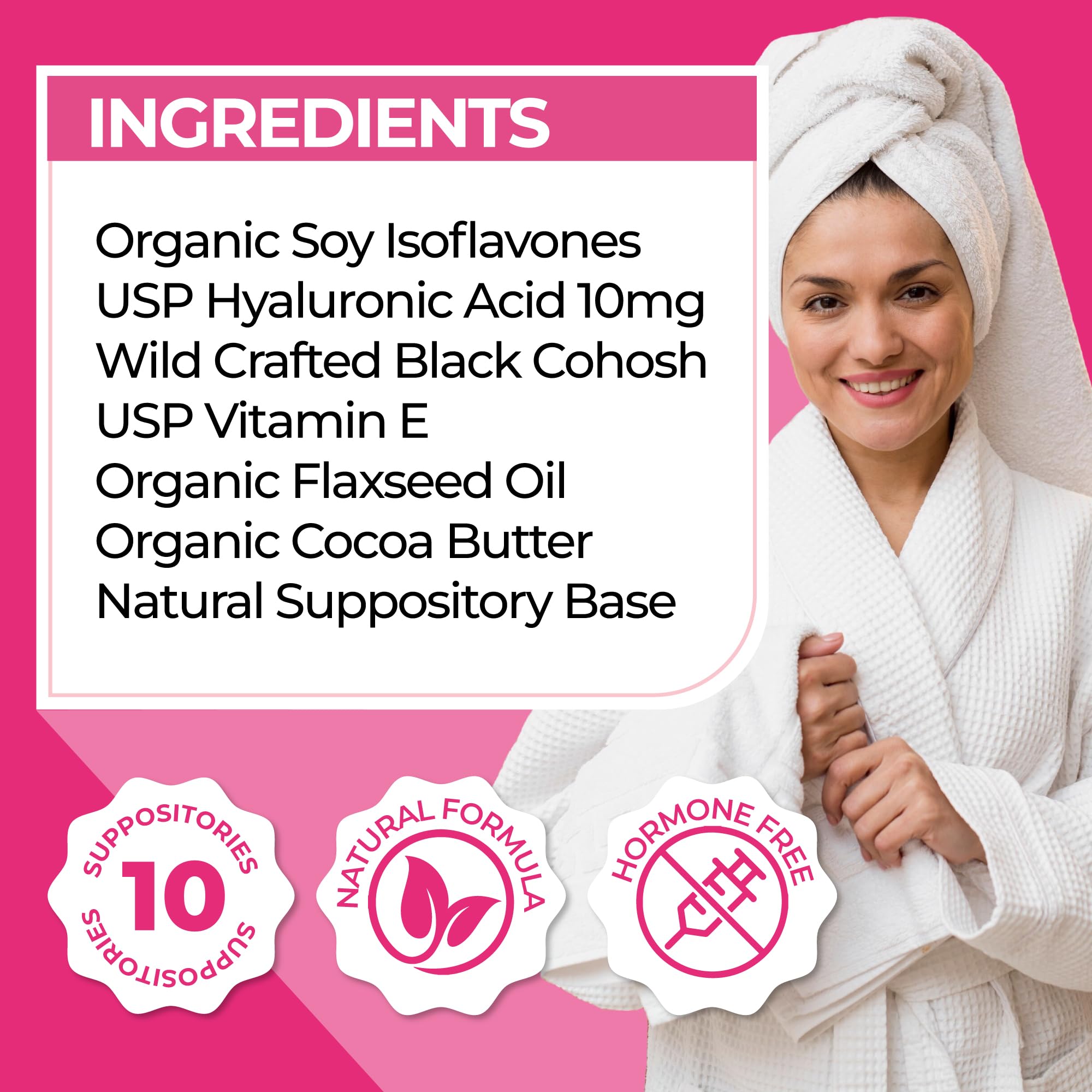 ZENZSUAL Renova Ovulos nightly self-care routine for dryness relief.