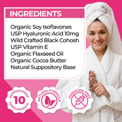 ZENZSUAL Renova Ovulos nightly self-care routine for dryness relief.