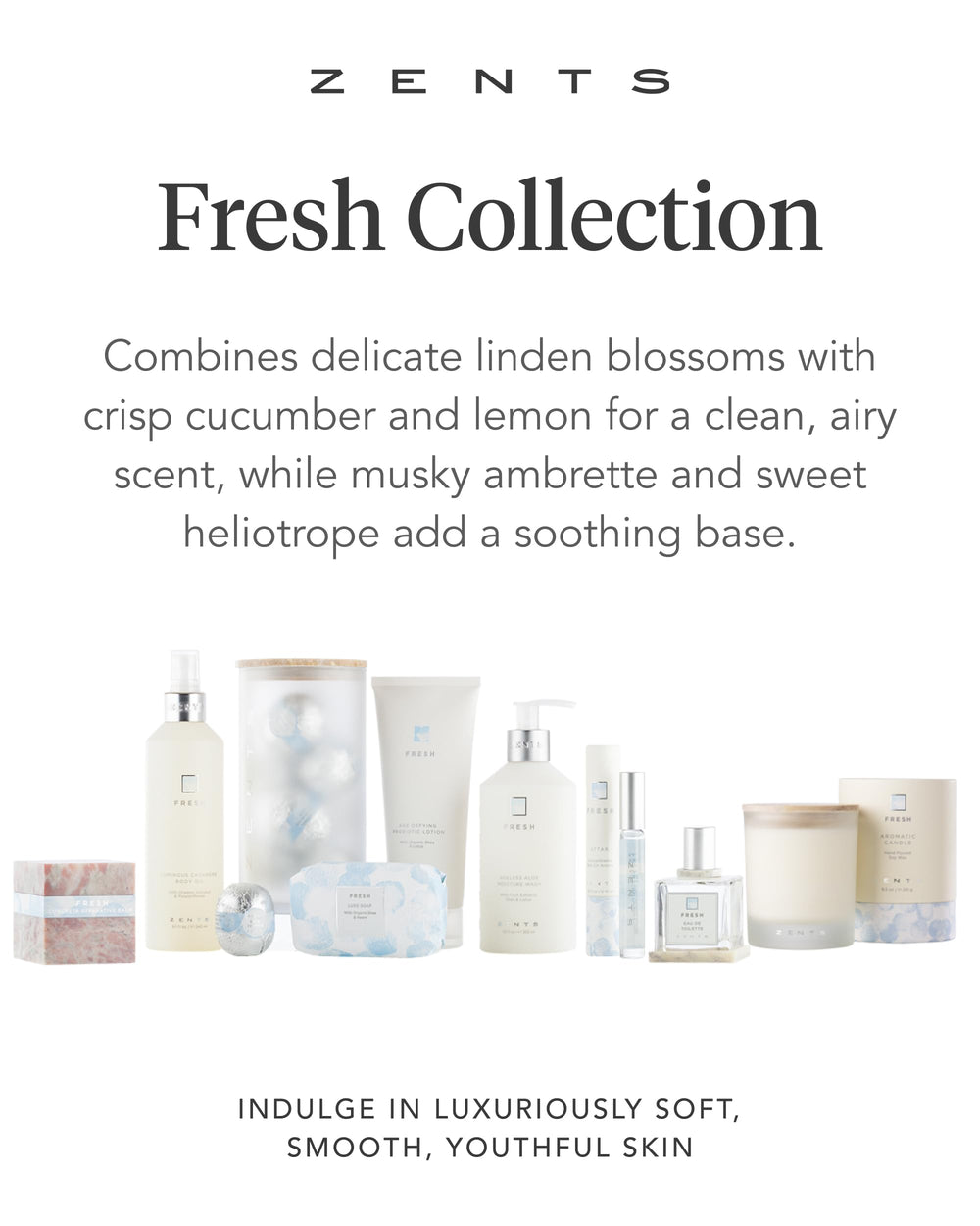 Sustainable soy wax and cotton wick ensure a clean burn for Zents candle