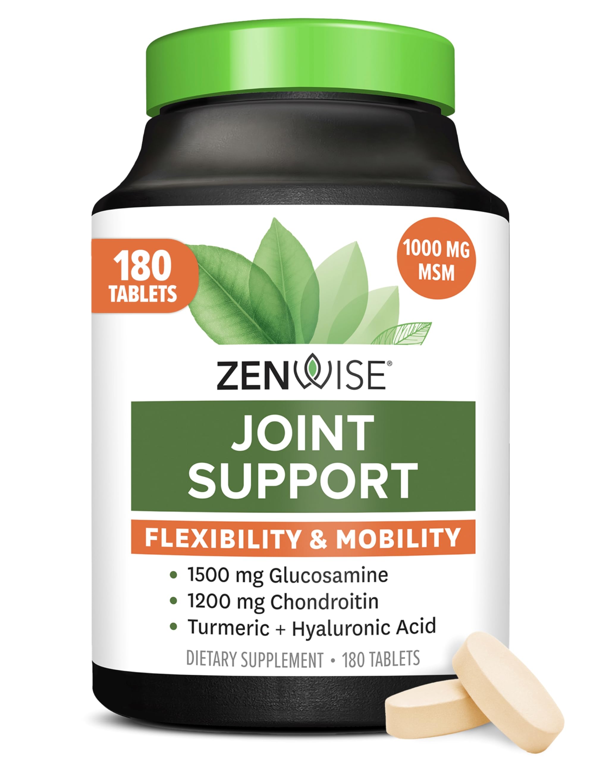 Zenwise Health Joint Support bottle front view highlighting mobility-friendly formula