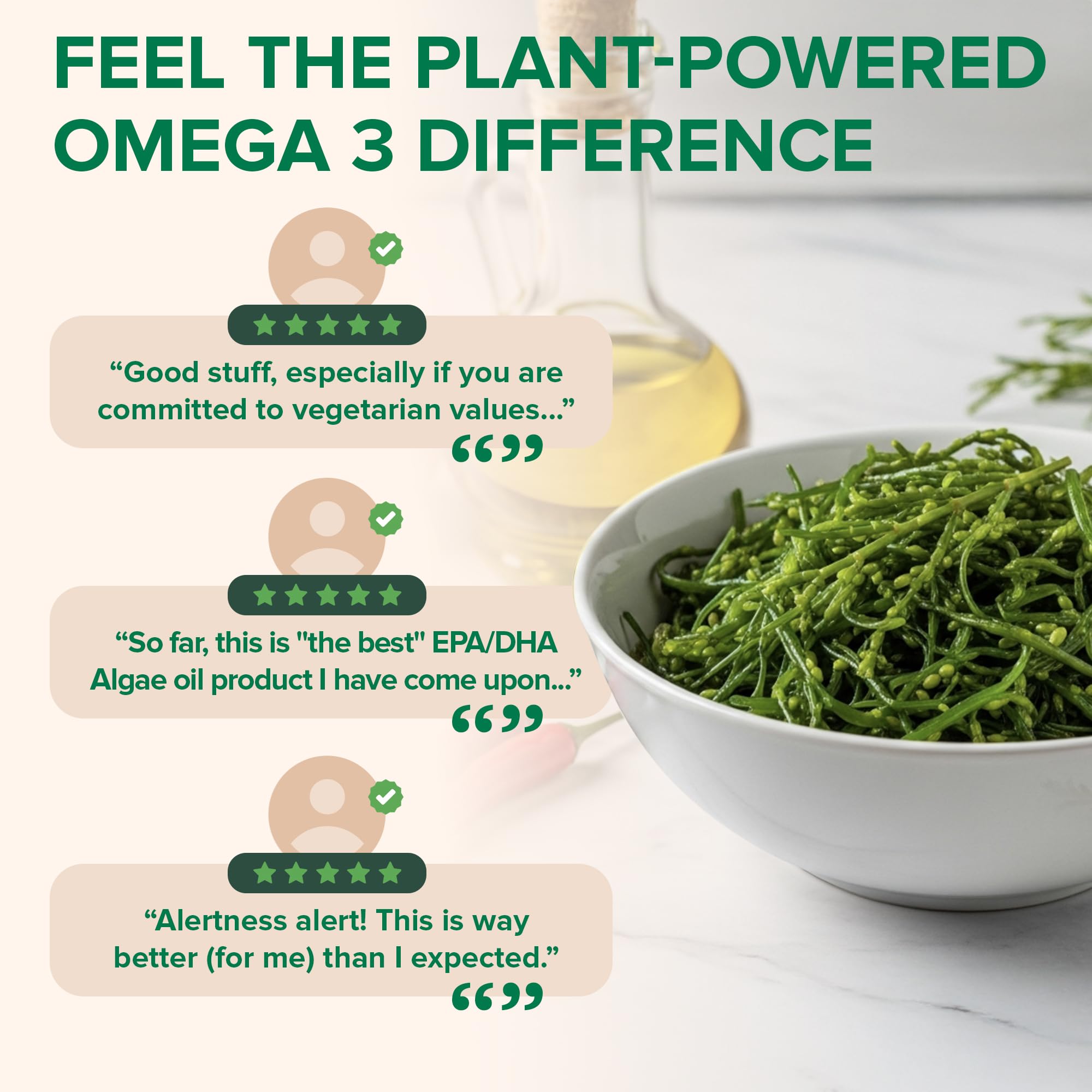 Zenwise omega-3 per serving image notes EPA DHA DPA totals for daily intake.