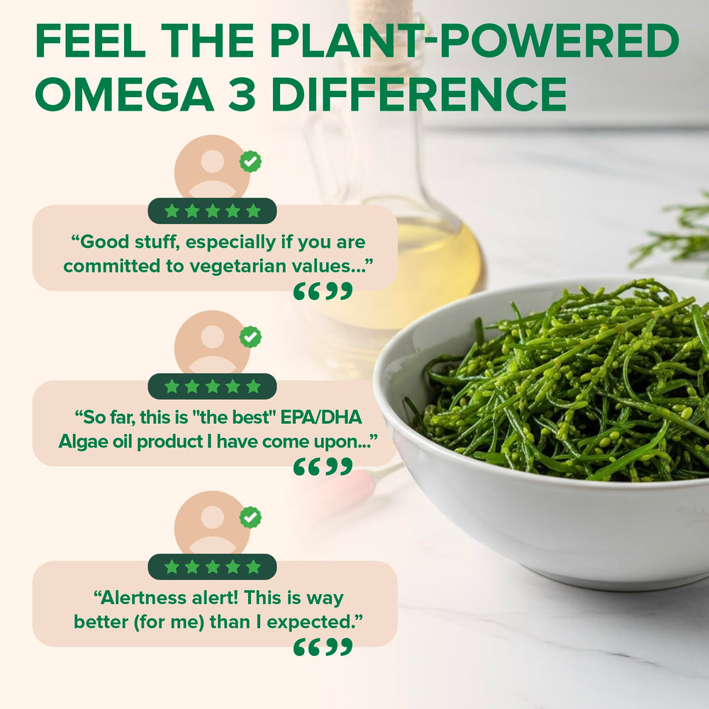 Zenwise omega-3 per serving image notes EPA DHA DPA totals for daily intake.