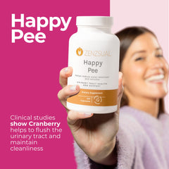 ZENZSUAL Happy Pee dispensing pour demonstrates easy daily routine