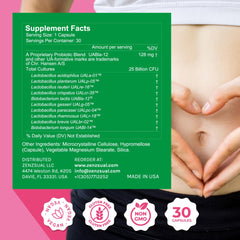 ZENZSUAL Zenbiotic daily-use pack demonstrates convenient vegan capsules