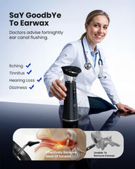 Zephronic ear cleaner uses temperature sensors for safe use.