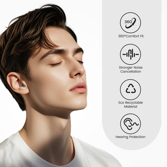 Zeroplus earplugs soft TPE close-up highlighting ultra-soft comfort.