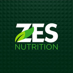 ZES Nutrition serving-ready setup shows a quick morning ritual with greens.