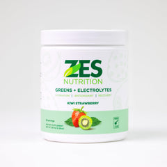 ZES Nutrition natural ingredients close-up communicates clean, no artificial additives.