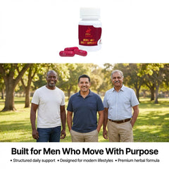 Ultra Bann capsules shown for daily or travel use.