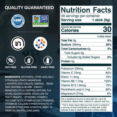 ZestLytes Salty Raspberry stick-mix ready for on-the-go hydration.