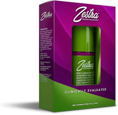 Zestra Essential Arousal Oil bottle—front view, highlighting a natural, non-hormonal formula.