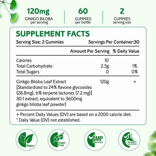 Zetelixia Ginkgo Biloba Gummies bottle close-up showing vegan mixed berry flavor