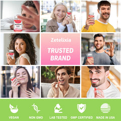 Zetelixia Gummies on a kitchen counter—convenient routine for overall wellbeing.