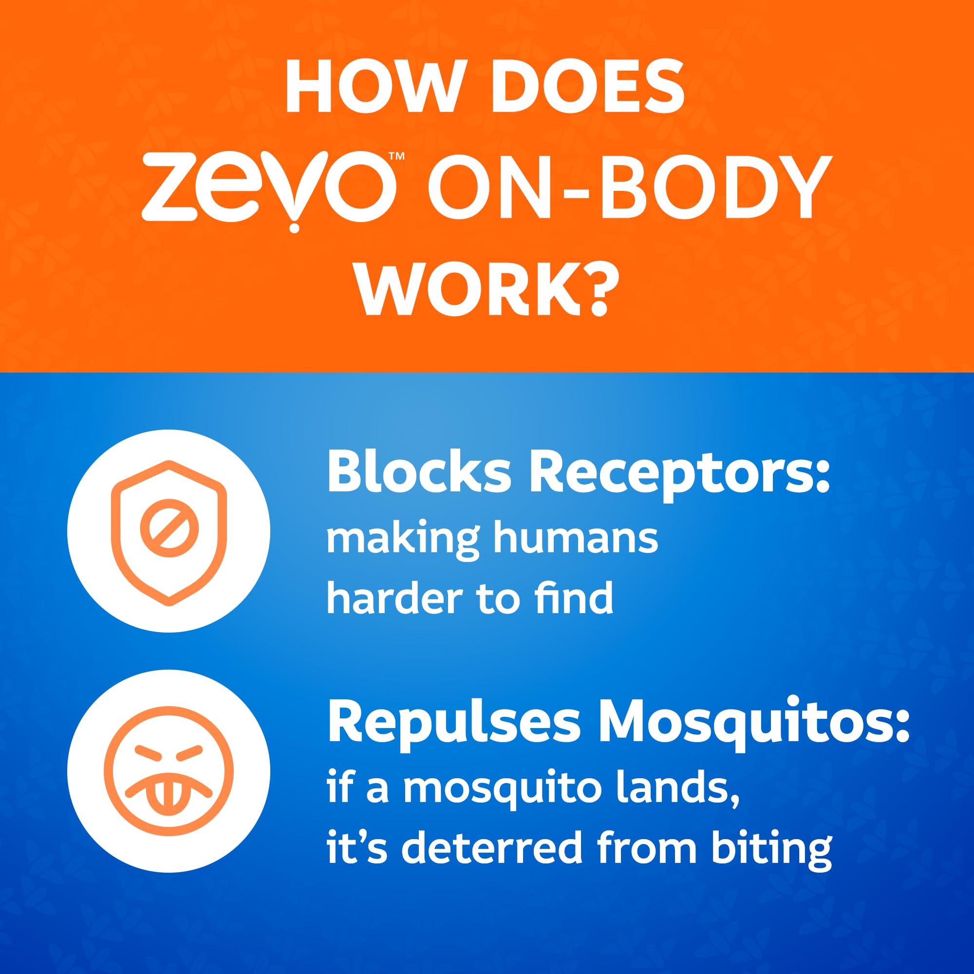 ZEVO On-Body usage during backyard or trail outings in the outdoors.