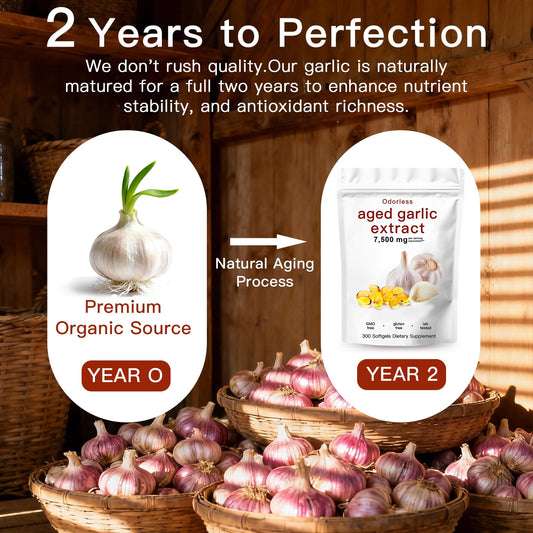 ZEYARUIBO odorless garlic softgels close-up showing smooth capsules