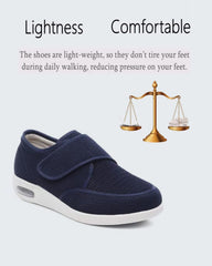 ZGDG Diabetic Shoes memory foam insole cushions the feet during daily activity.