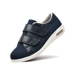 ZGDG Women’s diabetic shoes with wide strap for swollen feet during daily walks.