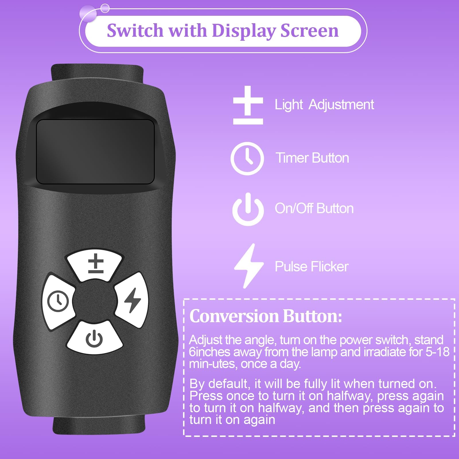 ZGHQHCDRH tanning lamp compact design ideal for small spaces.
