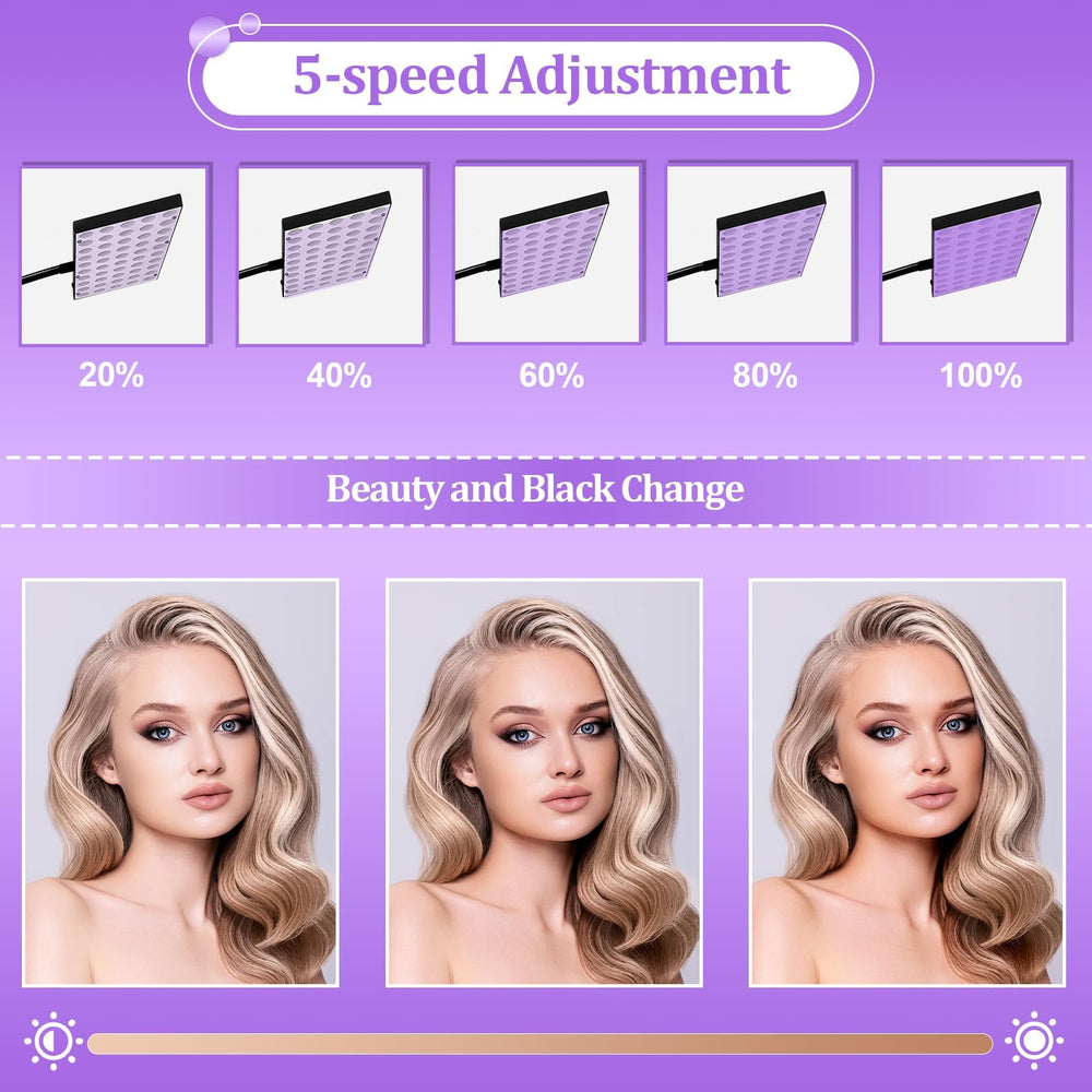 ZGHQHCDRH tanning lamp soft glow creates a gentle at-home glow.