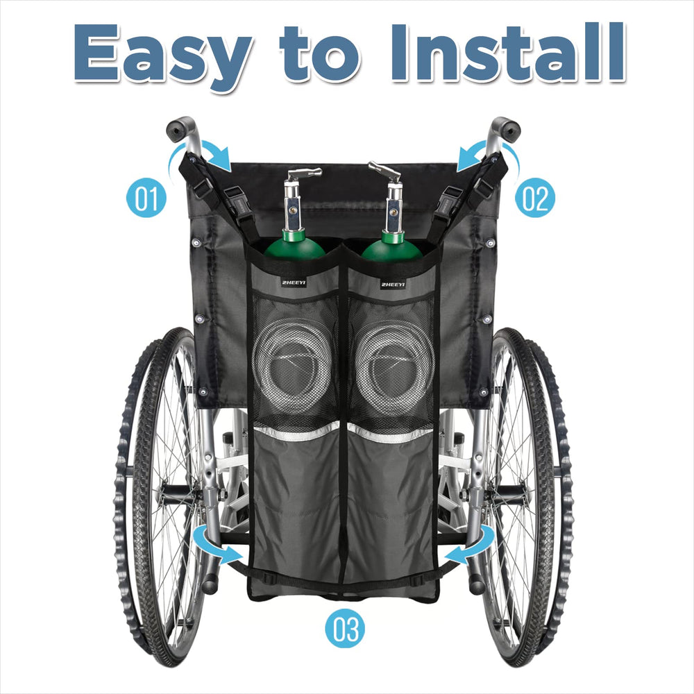 ZHEEYI wide 25.8 x 17 inch bag fits multiple cylinder sizes