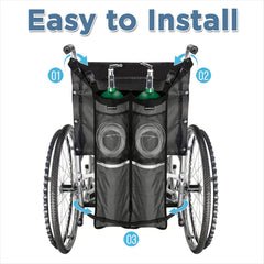 ZHEEYI wide 25.8 x 17 inch bag fits multiple cylinder sizes